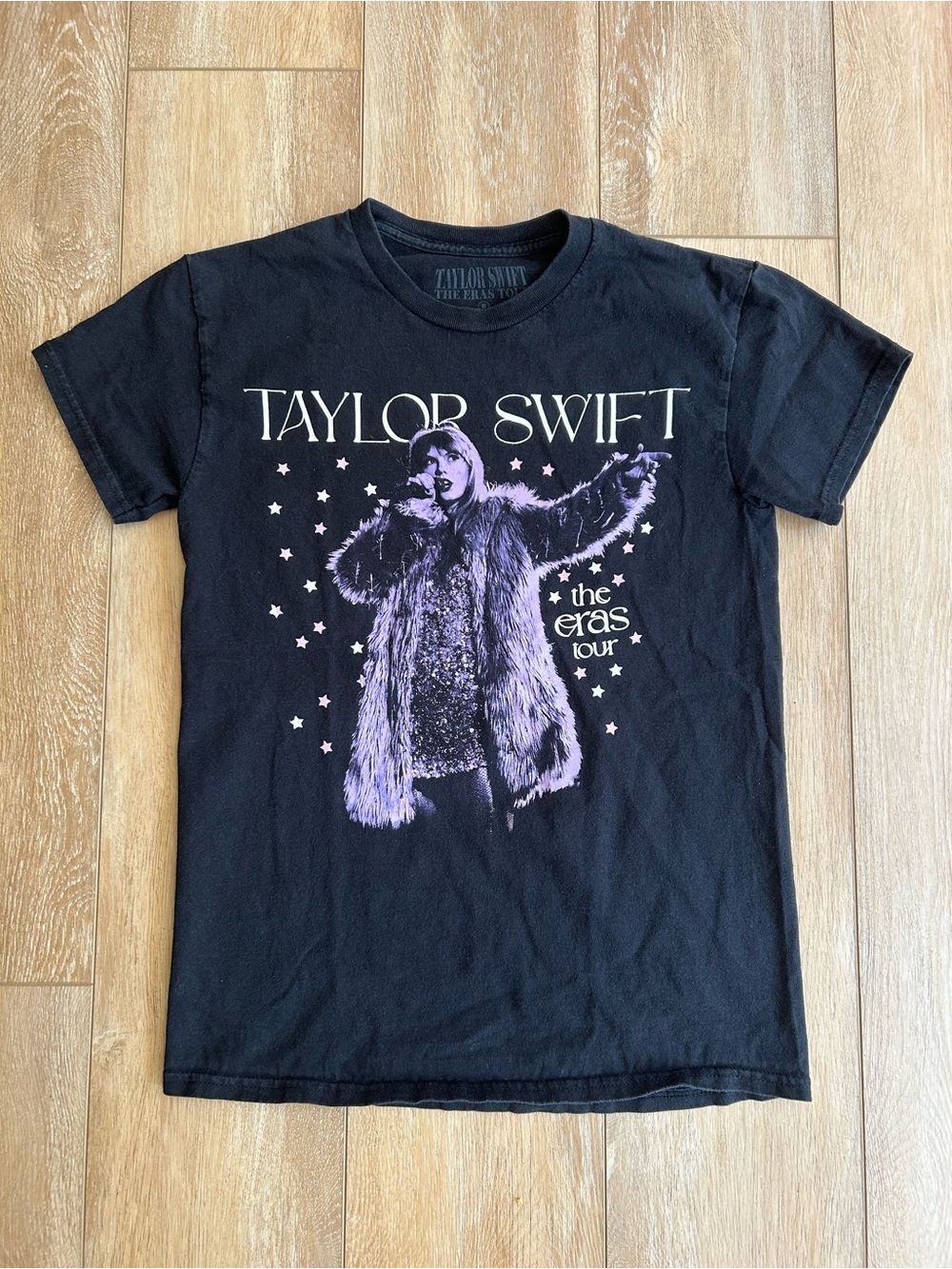 Taylor Swift Era’s Tour Graphic Tee with Purple Print